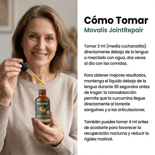 Movalis JointRepair — Curcumina Nano para Articulaciones y Movilidad