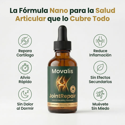 Movalis JointRepair | Curcumina Nano para Articulaciones y Movilidad